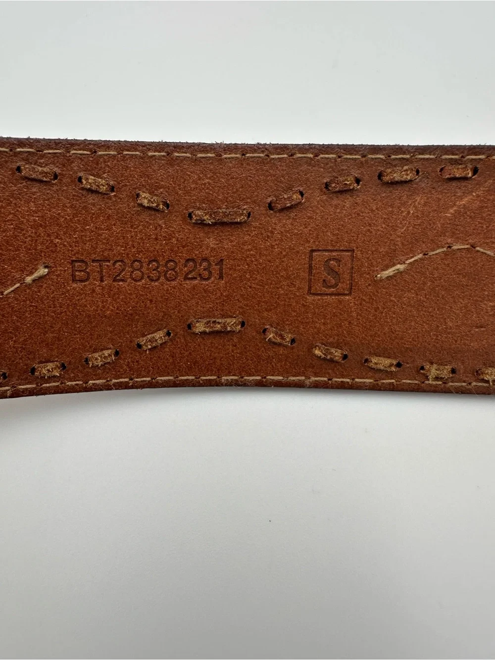 Vintage Fossil Painted Floral Boho Belt Size Small